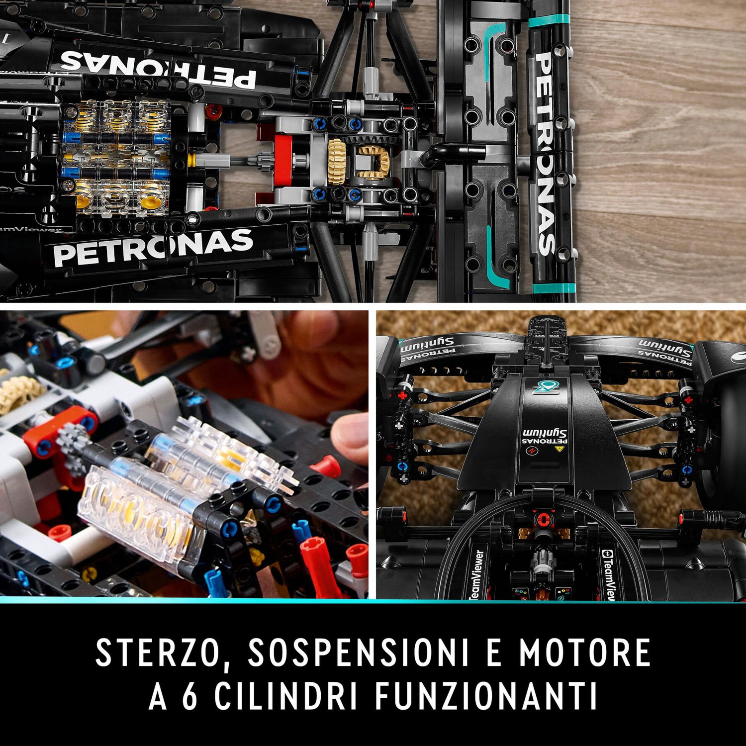 Lego technic 42171 mercedes-amg f1 w14 e performance, modellino da costruire di auto da corsa scala 1:8, idea regalo adulti - LEGO TECHNIC, Lego