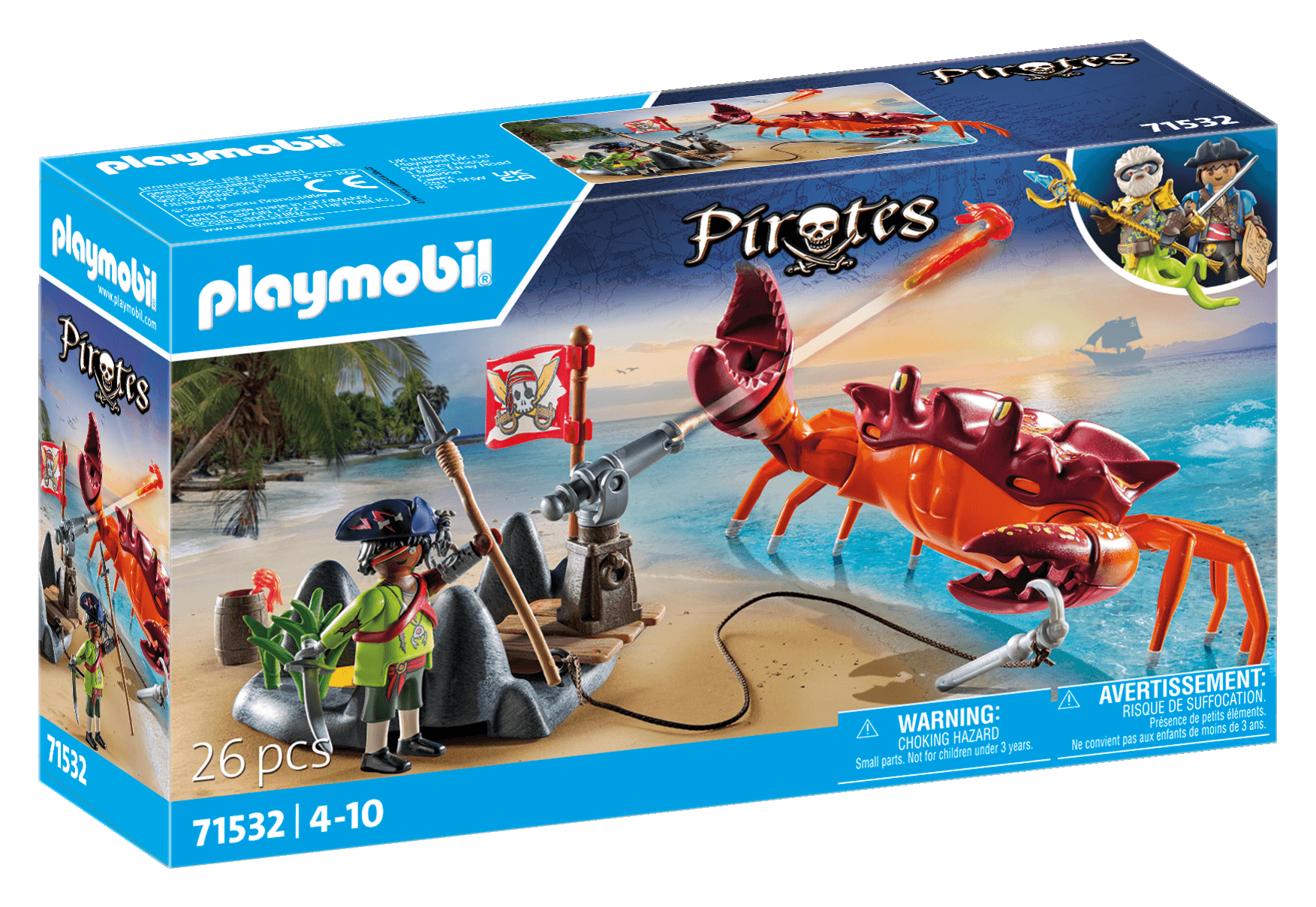 Playmobil 71532 pirata e mostro marino per bambini dai 4 anni - Playmobil