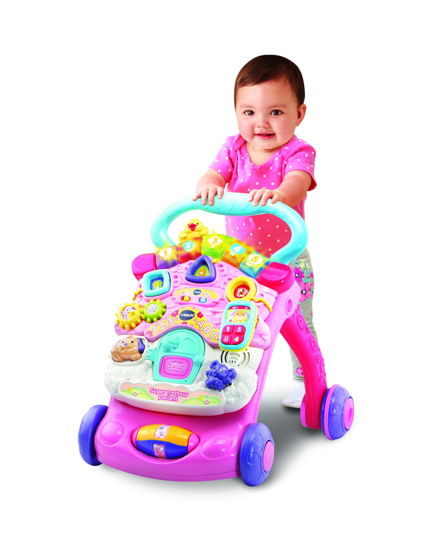 Vtech - un super primi passi parlante 2 in 1 con tavolo attività rimovibile per fare il pieno di scoperte! - VTECH