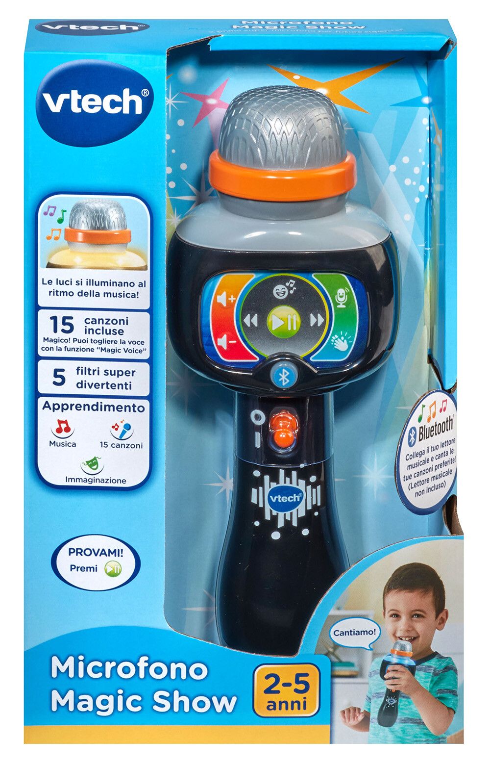 Vtech - microfono magic show, il primo super microfono per future superstar! - VTECH