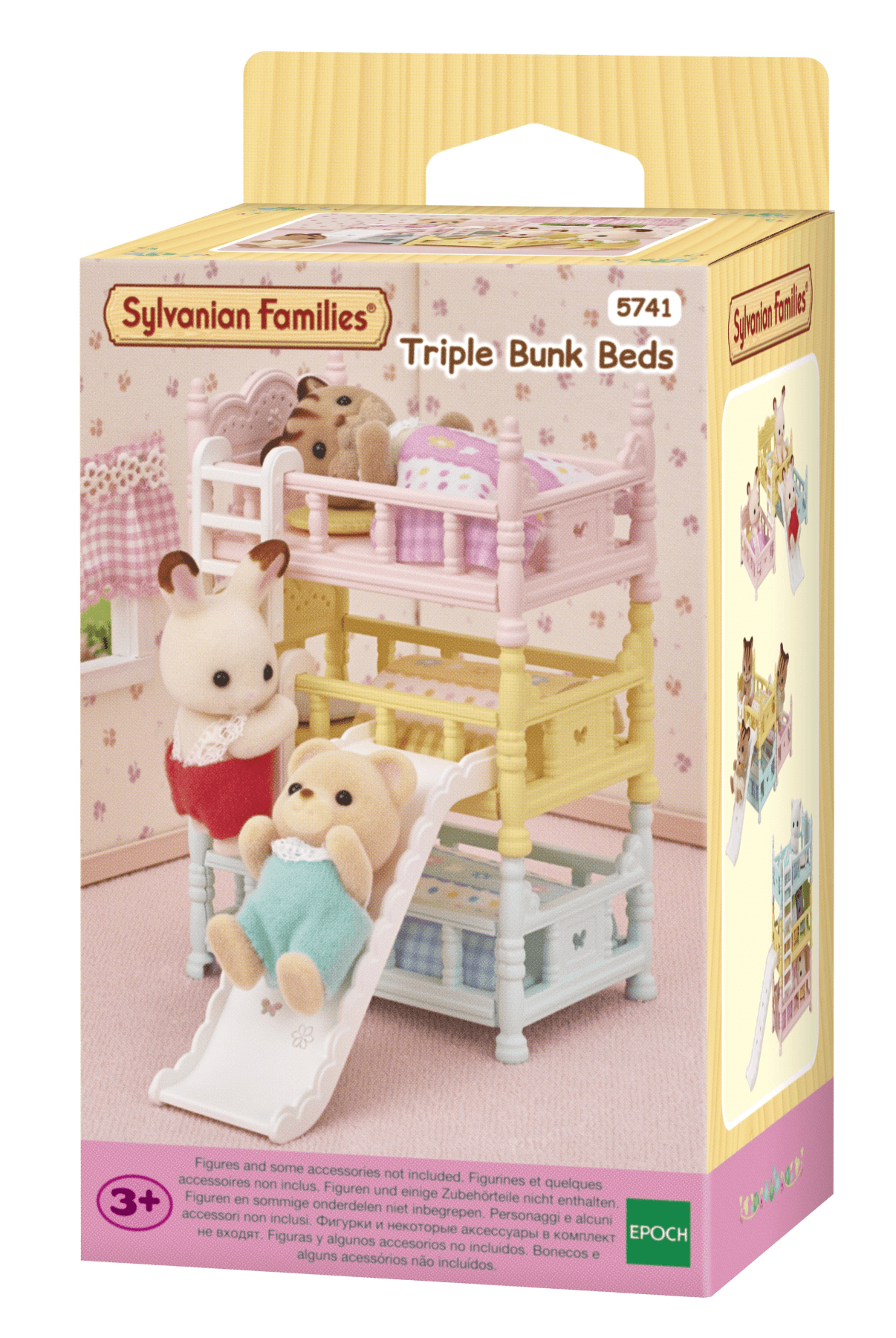 Sylvanian families - letto a castello triplo colorato - accessori e arredamento per la casa sf - SYLVANIAN FAMILIES