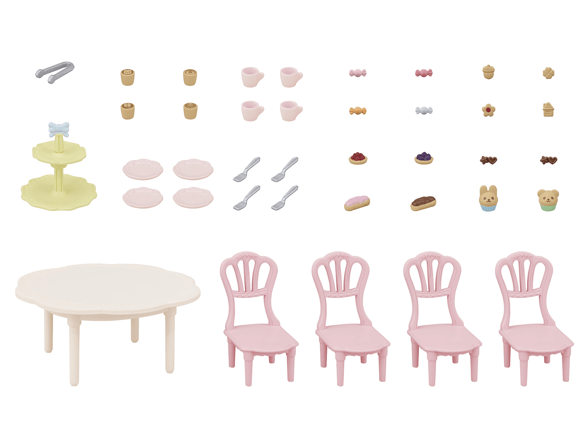 Sylvanian families - set festa con dolci -  arredamento per la casa sf - SYLVANIAN FAMILIES