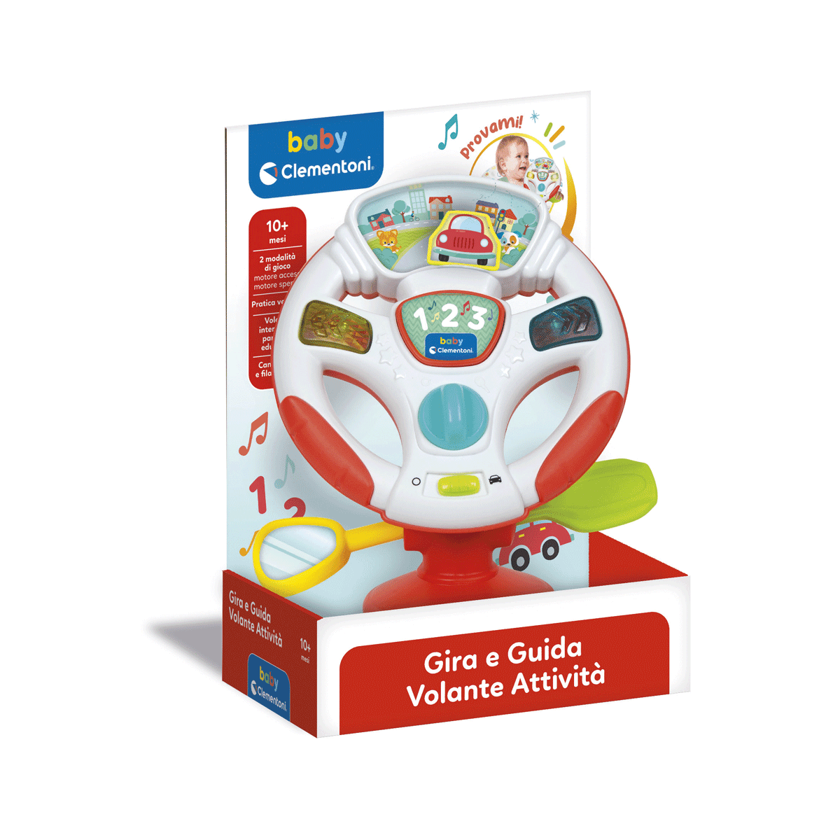 Clementoni - 17933 - gira e guida volante attività - BABY CLEMENTONI