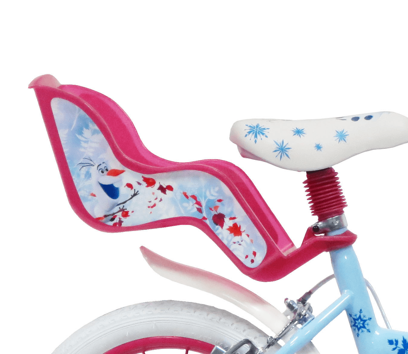 Bicicletta da bambini da 14 pollici con portabambole - cestino e stabilizzatori laterali di disney frozen - DISNEY PRINCESS, Disney, Frozen