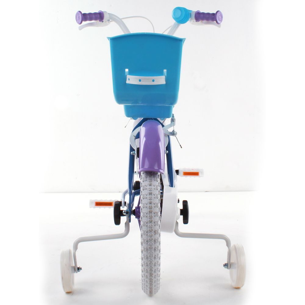 Bicicletta da bambini da 14 pollici con portabambole - cestino e stabilizzatori laterali di disney frozen - DISNEY PRINCESS, Disney, Frozen
