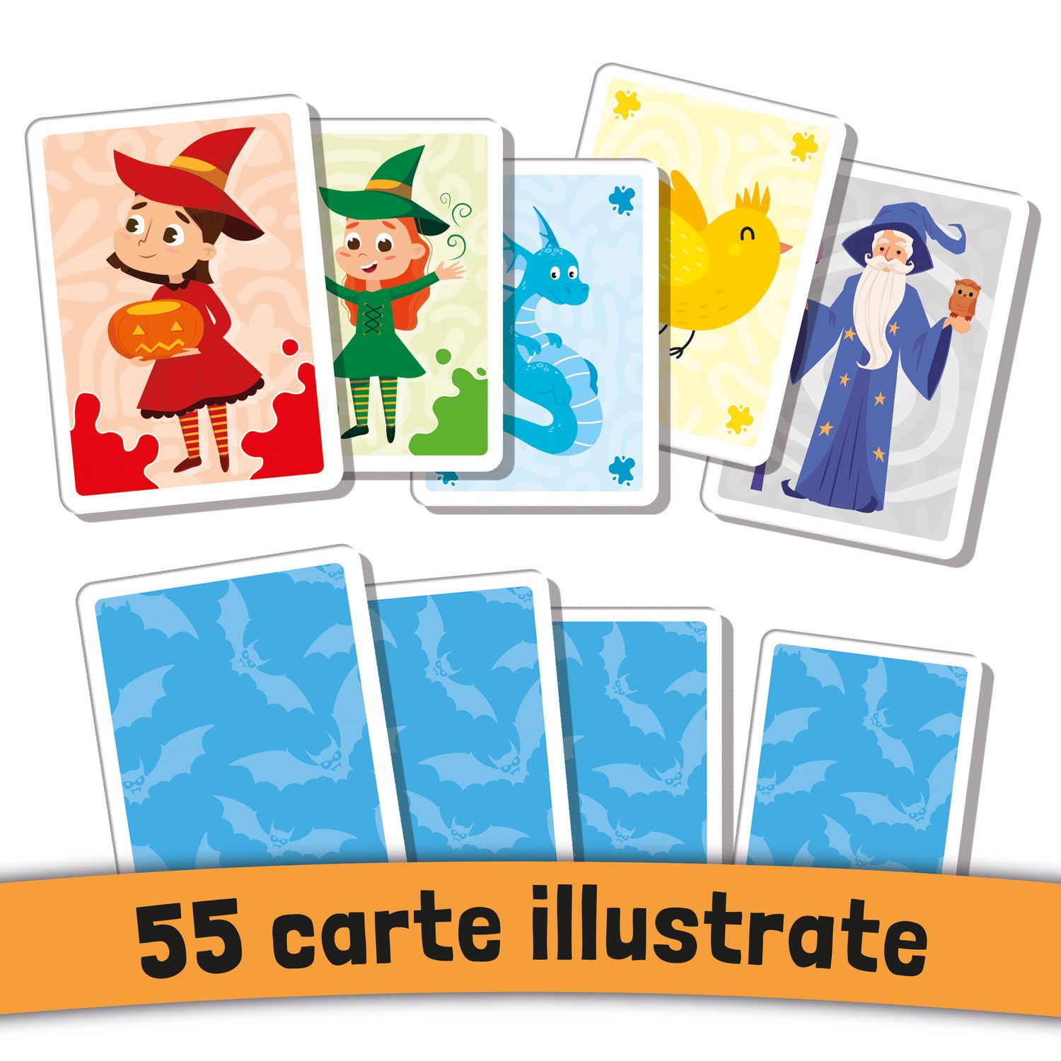Ludoteca le carte dei bambini strega comanda colore - LISCIANI