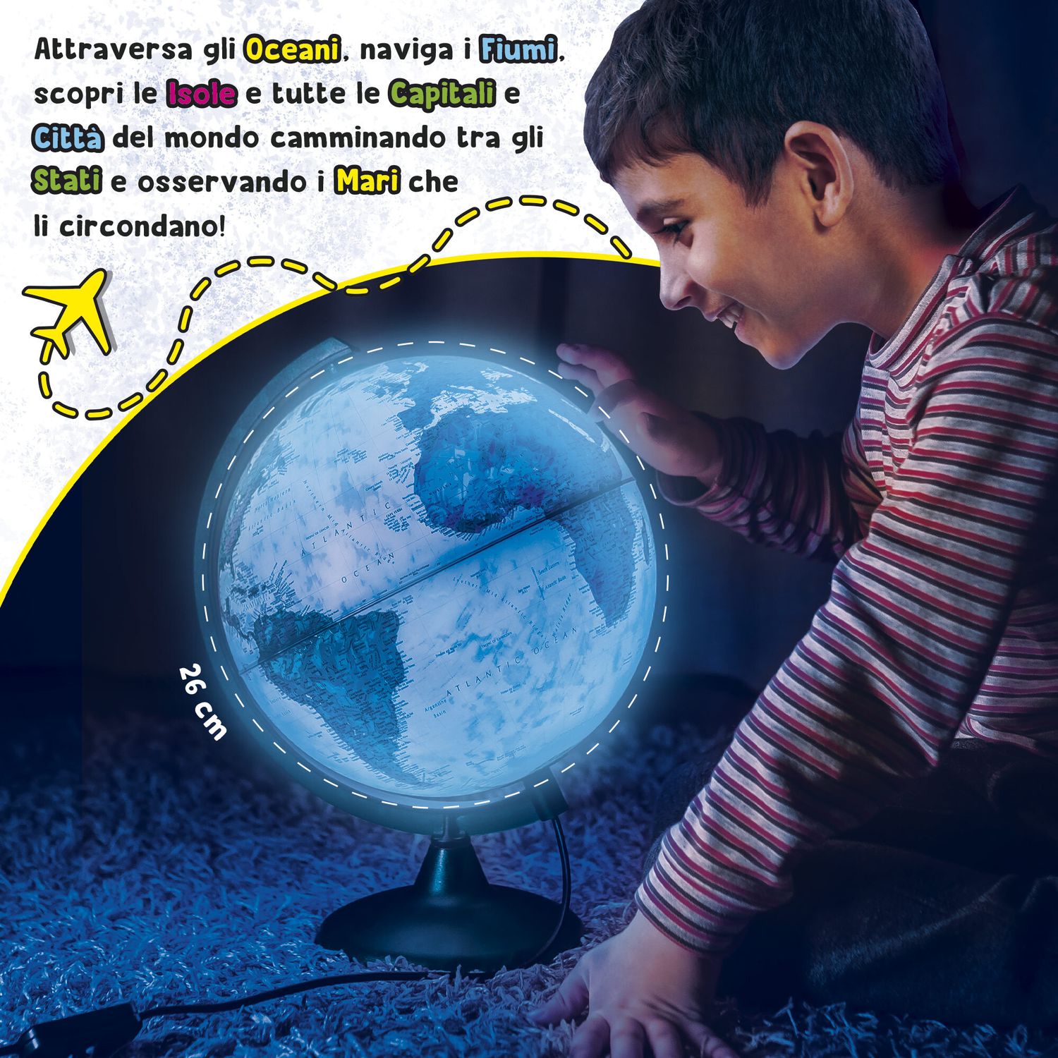 I'm a genius il mio primo mappamondo luminoso - LISCIANI