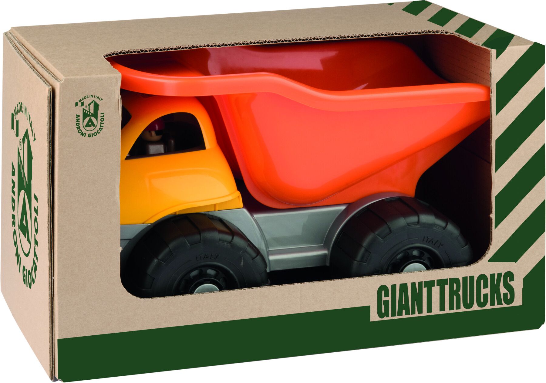 Camion sabbia giant portata 100kg, in scatola cartone riciclabile - 
