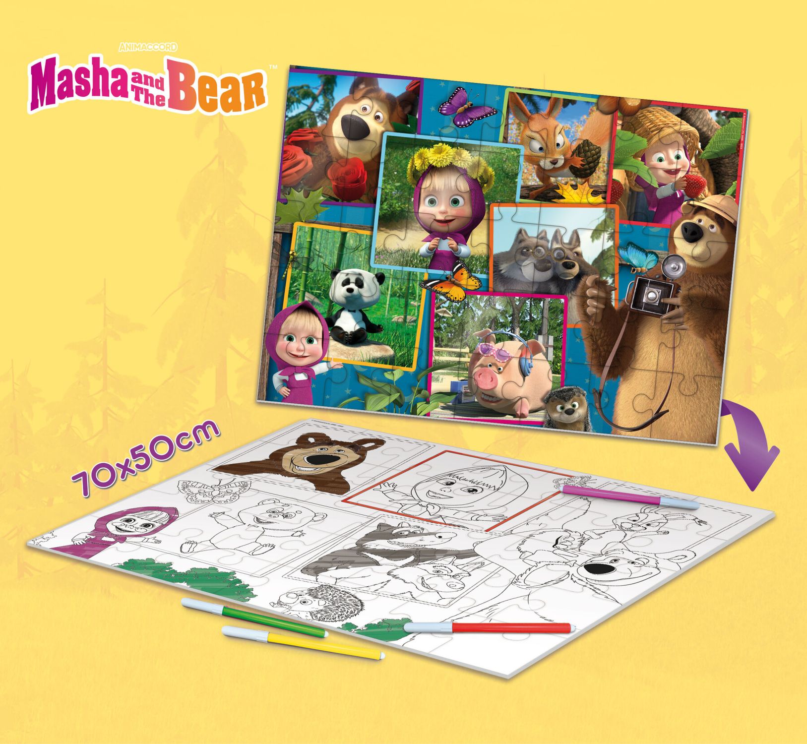 Masha puzzle df maxifloor 35 - LISCIANI