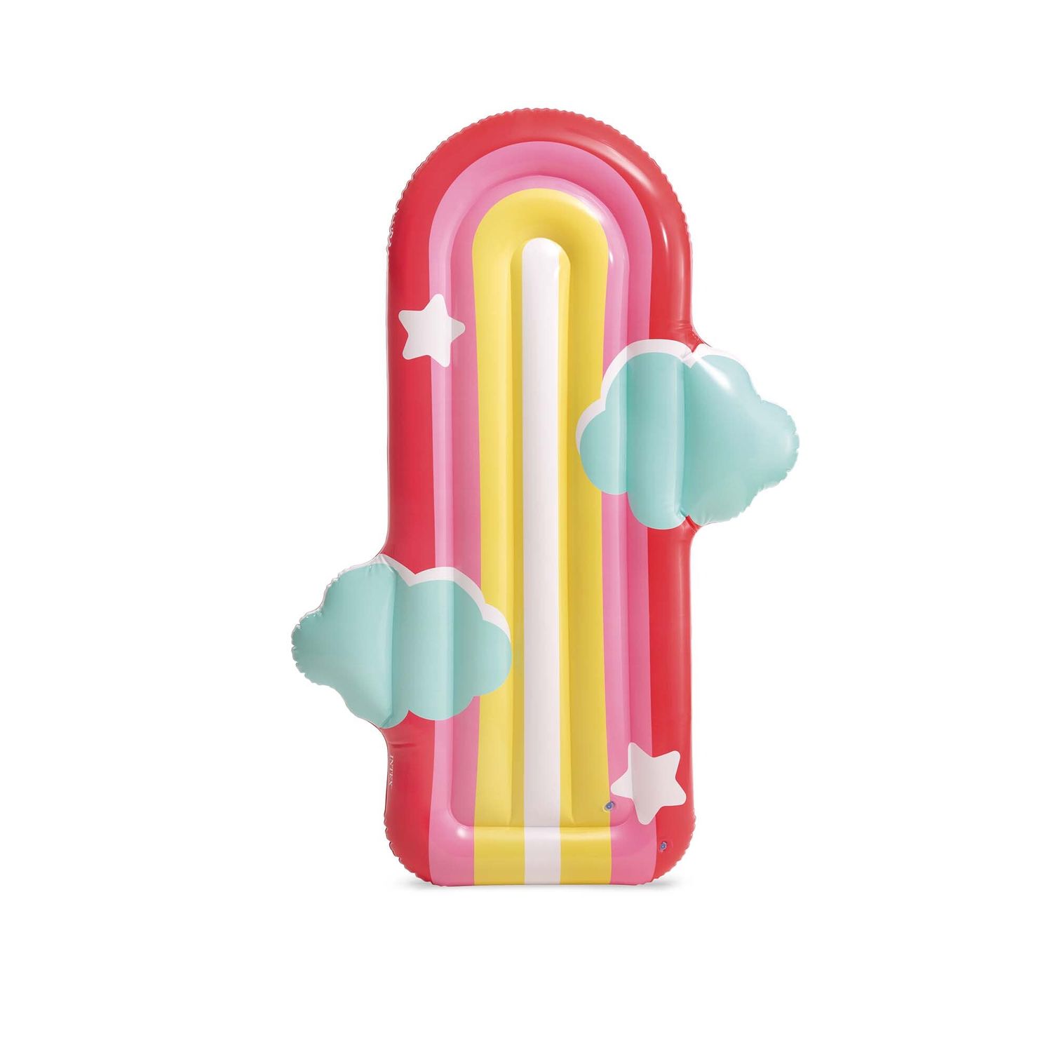 Intex - materassino mare gonfiabile rainbow con nuvole, multicolore, 175x117x20 cm - INTEX