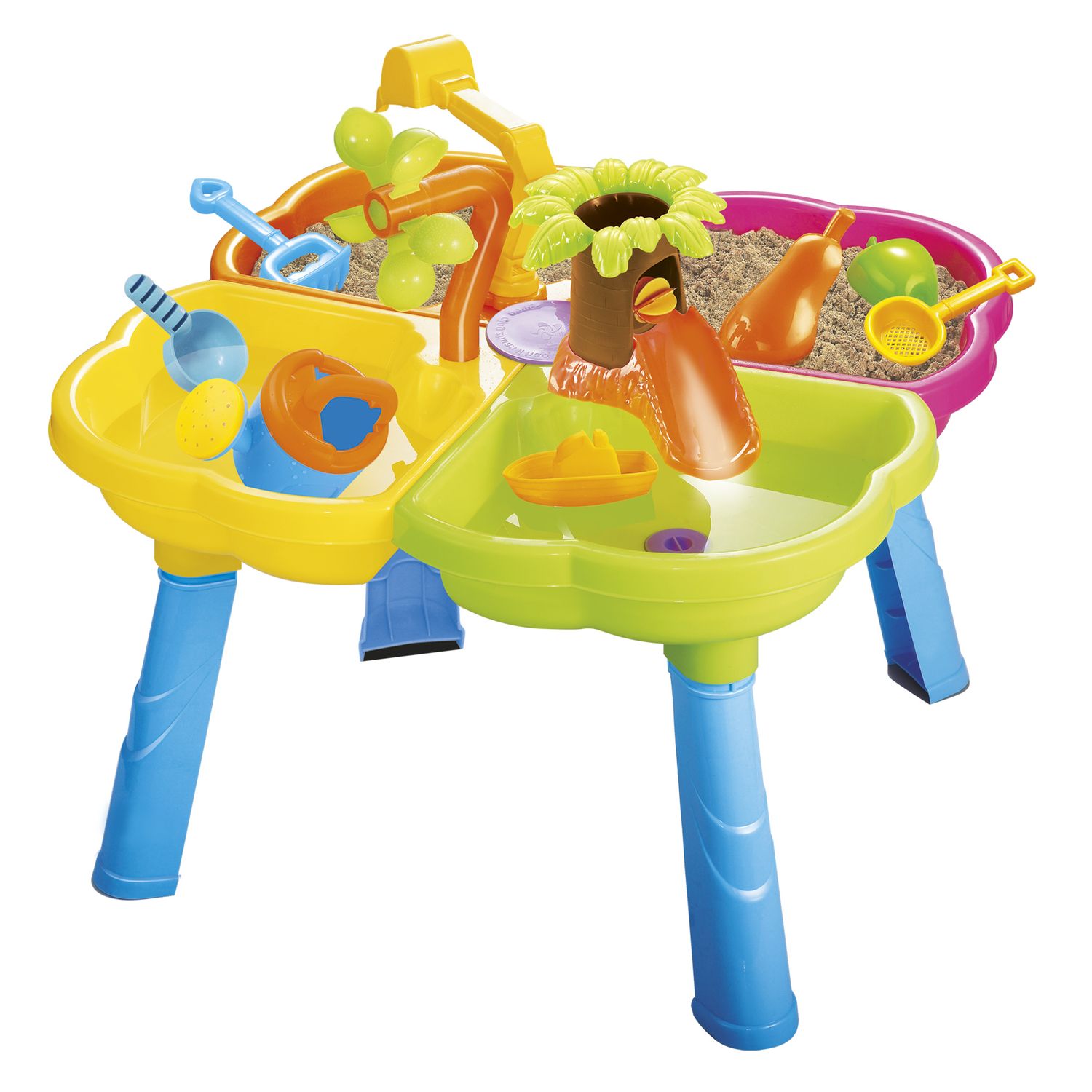 Game table water & sand: tavolo da gioco multifunzionale  per bambini per divertimento all'aria aperta - SUN&SPORT