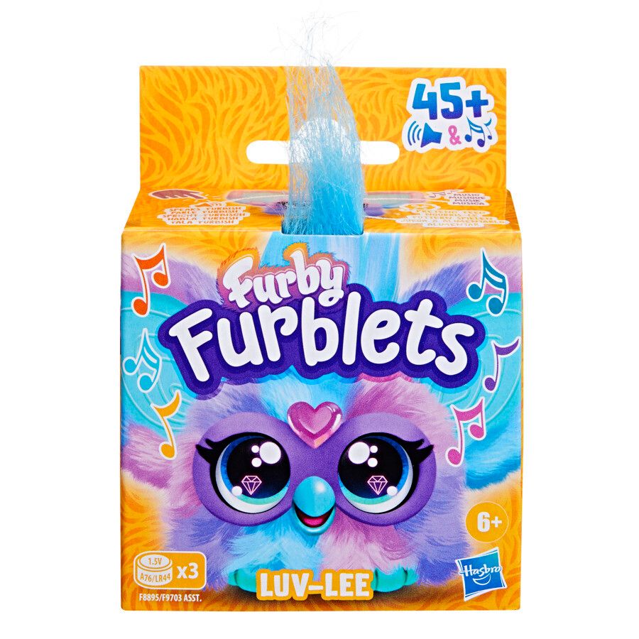 Furby furblets luv lee - peluche interattivo con suoni - adatto per bambini dai 5 anni in su - FURBY