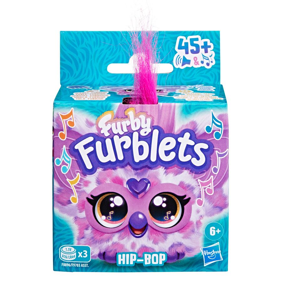 Furby furblets hip bop - peluche interattivo con suoni - adatto per bambini dai 5 anni in su - FURBY