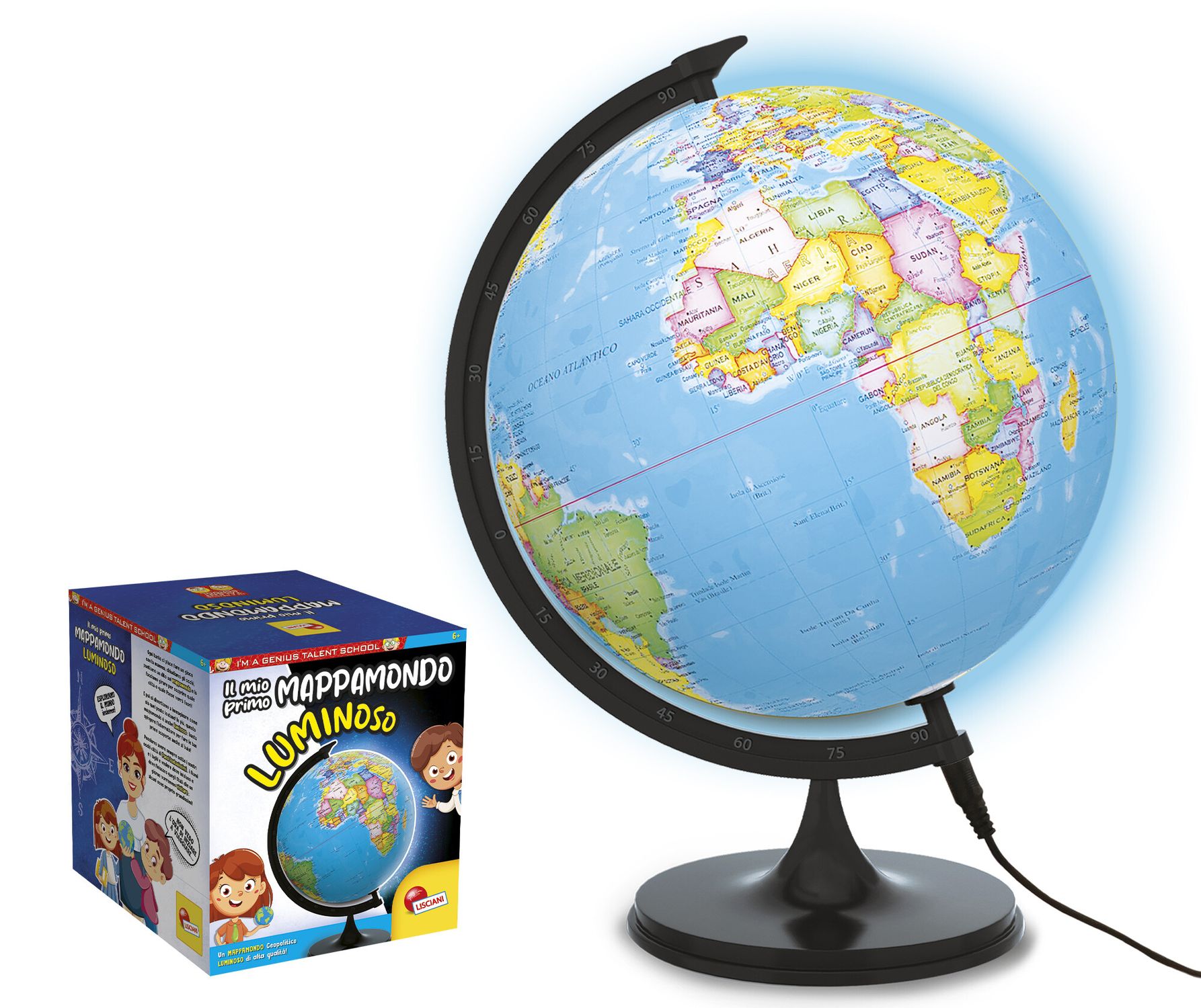 I'm a genius il mio primo mappamondo luminoso - LISCIANI