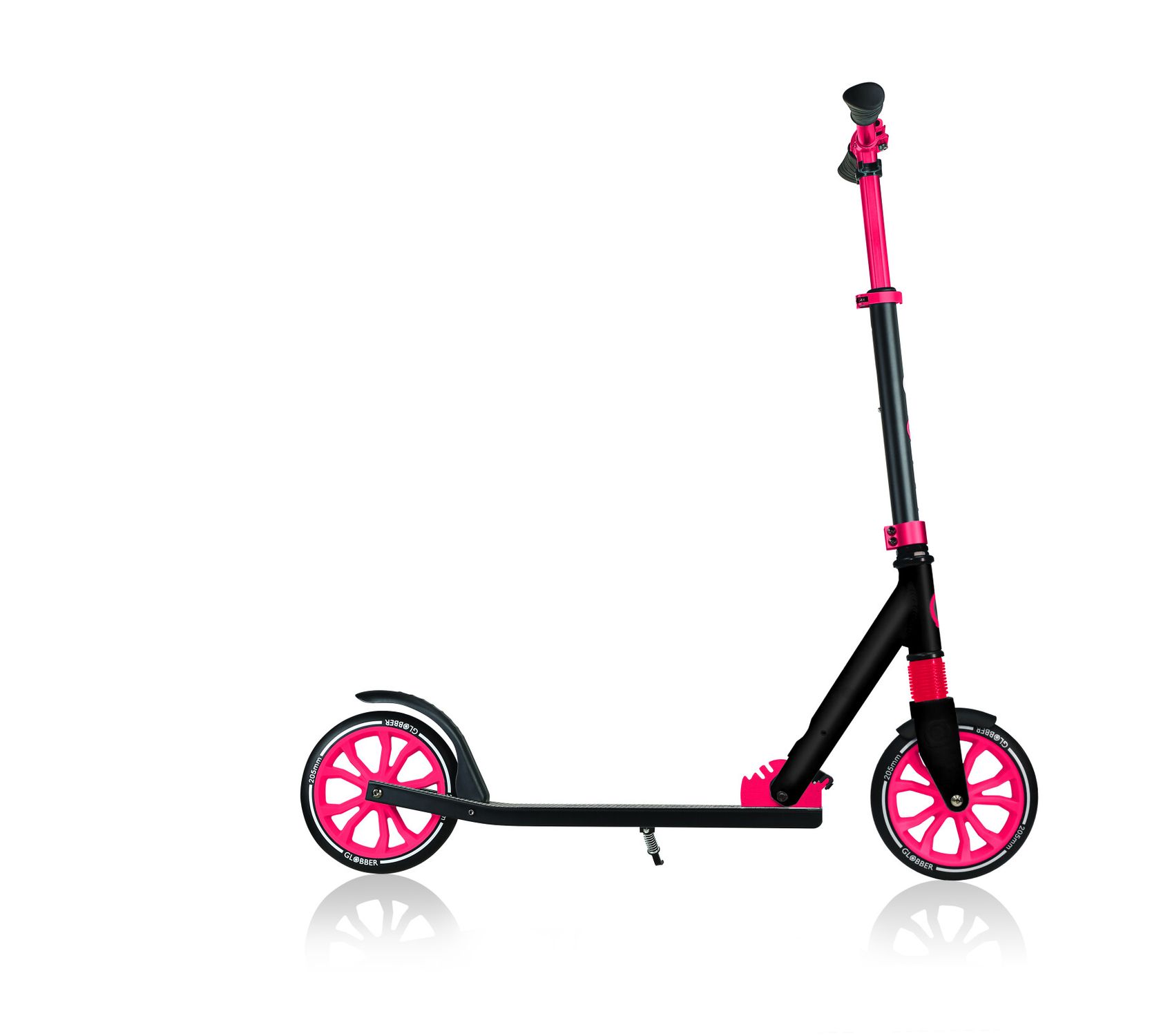 Monopattino globber nl 205 - ripiegabile nero e rosso - adatto per bambini 7 - 12 anni - GLOBBER