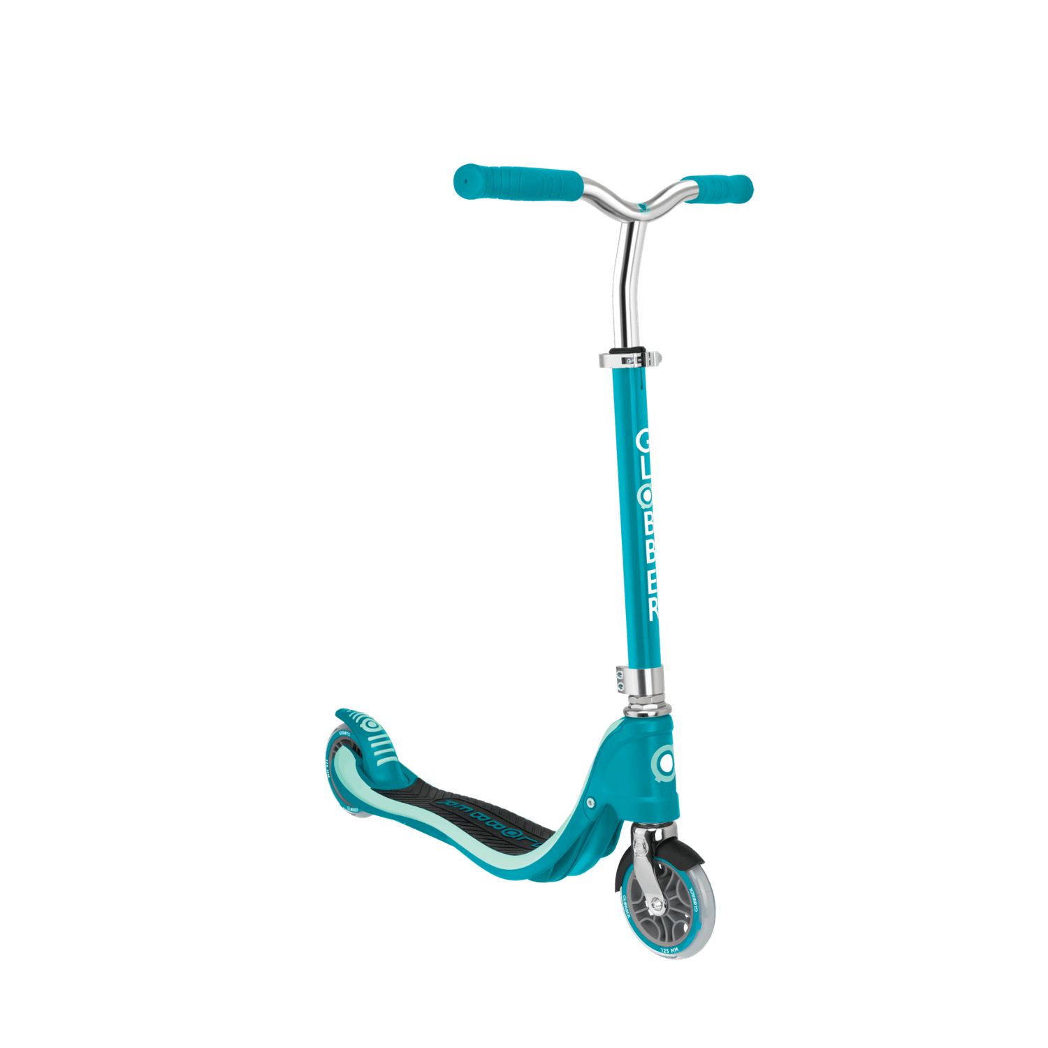 Monopattino globber flow 125 - regolabile verde acqua - adatto per bambini 5 - 7 anni - GLOBBER