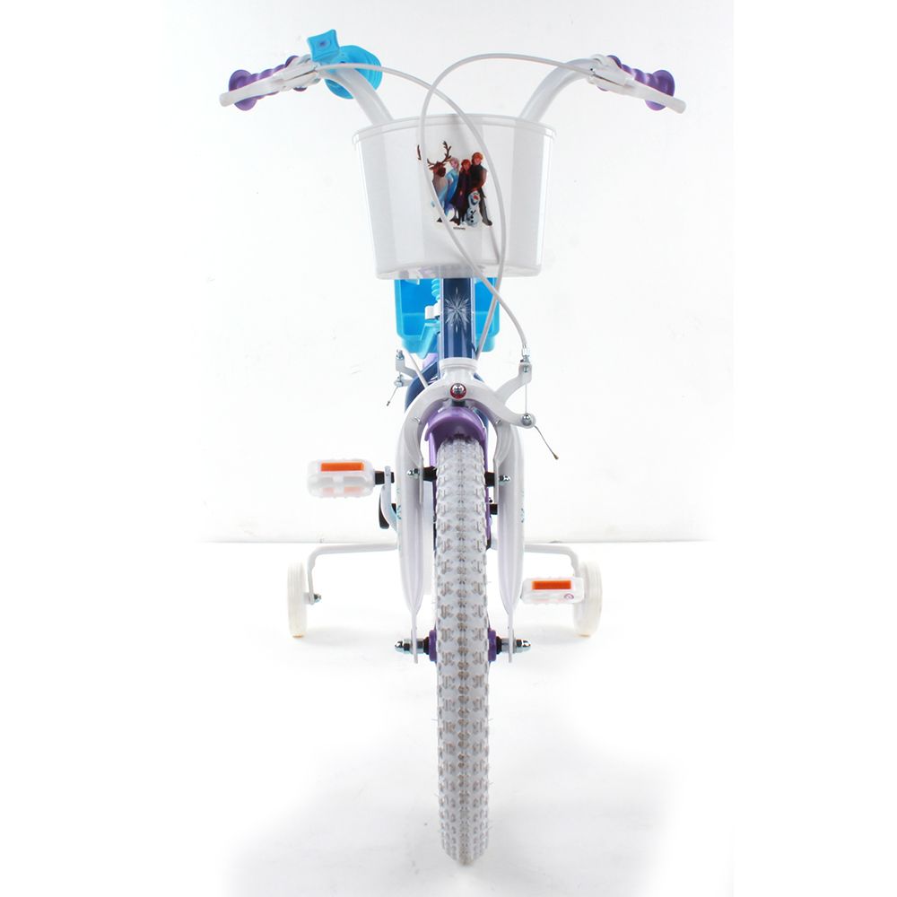 Bicicletta da bambini da 14 pollici con portabambole - cestino e stabilizzatori laterali di disney frozen - DISNEY PRINCESS, Disney, Frozen