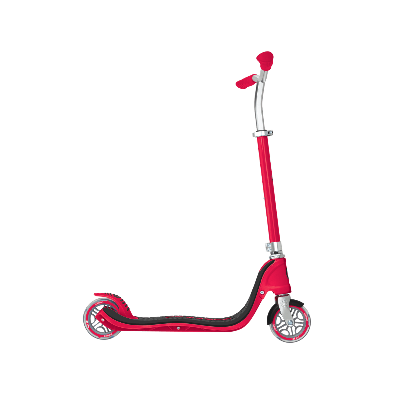Monopattino globber flow 125 - regolabile rosso - adatto per bambini 5 - 7 anni - GLOBBER