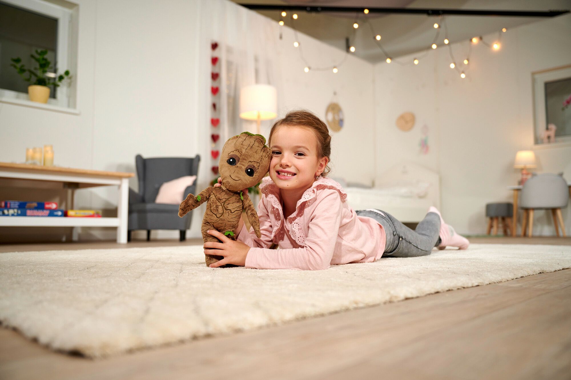 Morbido plush di groot, famoso supereroe marvel, da 25 cm - MARVEL