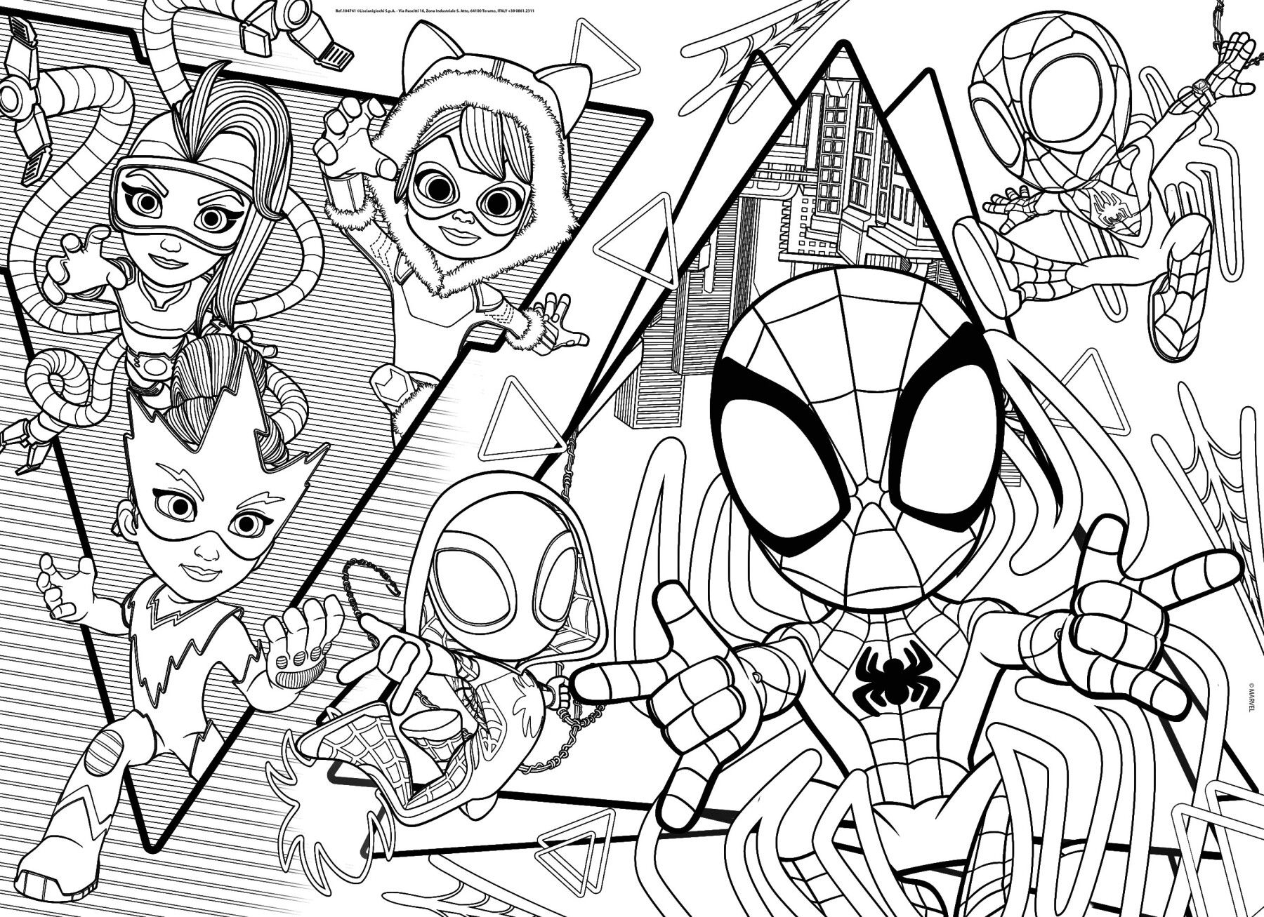 Marvel puzzle df maxi floor 35 spidey - LISCIANI, SPIDEY, MARVEL