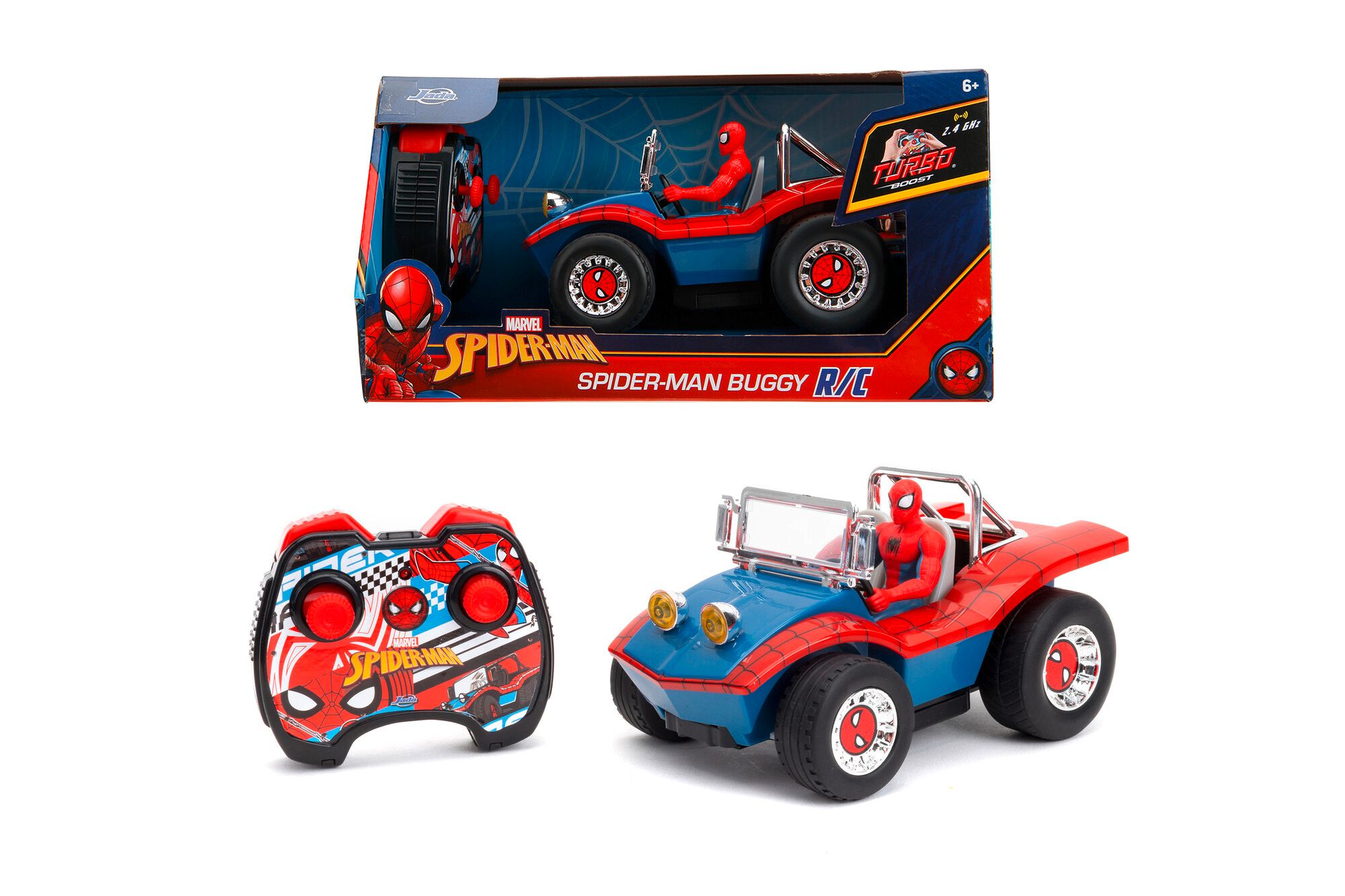 Radiocomando man buggy di spiderman in scala 1:24. - MARVEL, Spiderman
