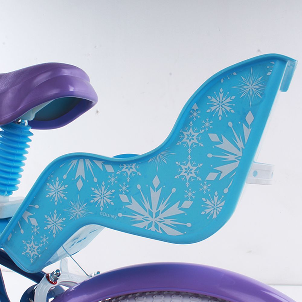 Bicicletta da bambini da 14 pollici con portabambole - cestino e stabilizzatori laterali di disney frozen - DISNEY PRINCESS, Disney, Frozen