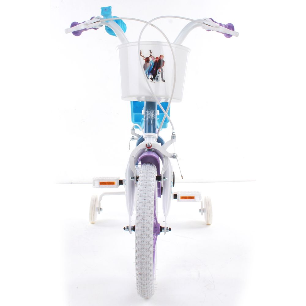 Bicicletta da bambini da 14 pollici con portabambole - cestino e stabilizzatori laterali di disney frozen - DISNEY PRINCESS, Disney, Frozen