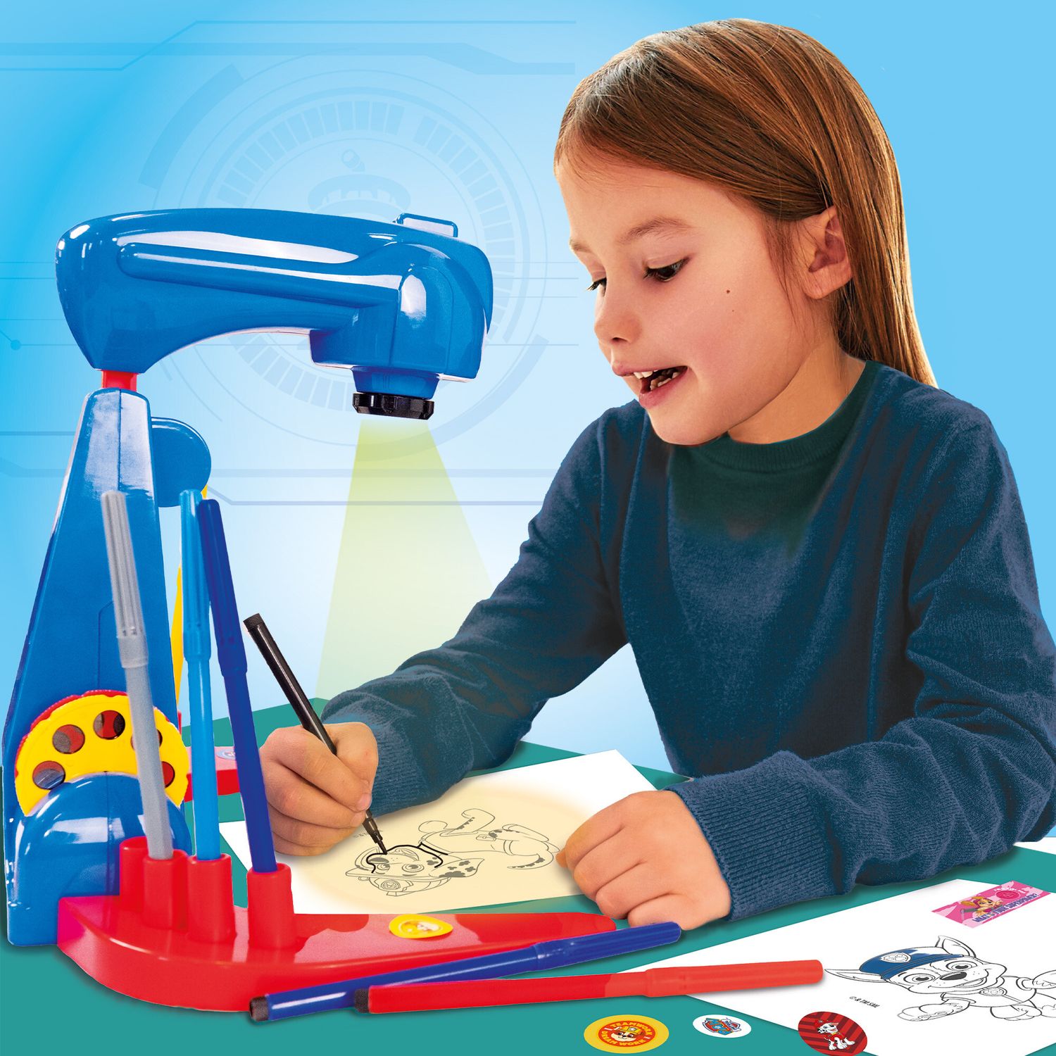 Paw patrol projector drawing school - LISCIANI, Paw Patrol