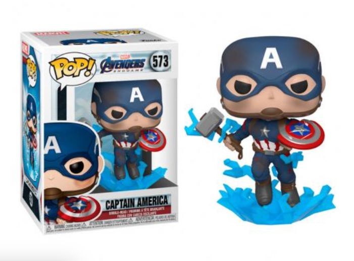 Funko pop marvel: endgame- captain america con scudo rotto - FUNKO POP!, Avengers, MARVEL