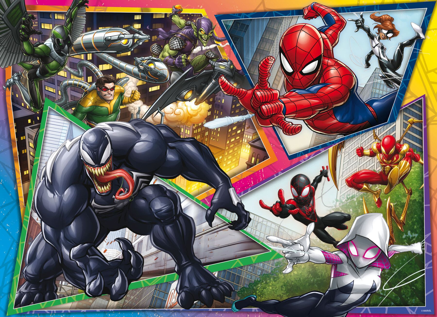 Marvel puzzle df maxi floor 150 spider-man                                                                                                                                                                                                                             - - LISCIANI, Avengers, MARVEL, Spiderman