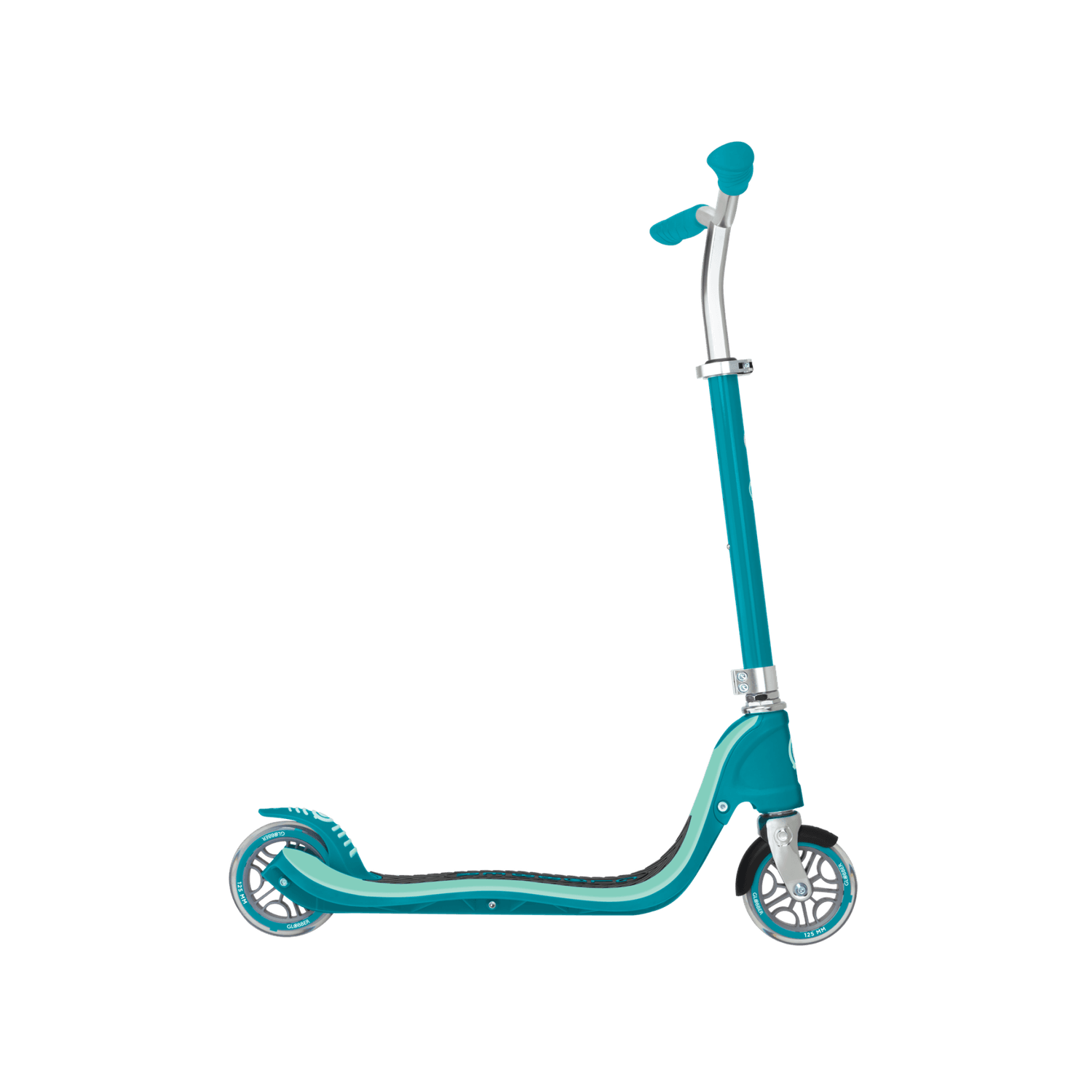 Monopattino globber flow 125 - regolabile verde acqua - adatto per bambini 5 - 7 anni - GLOBBER