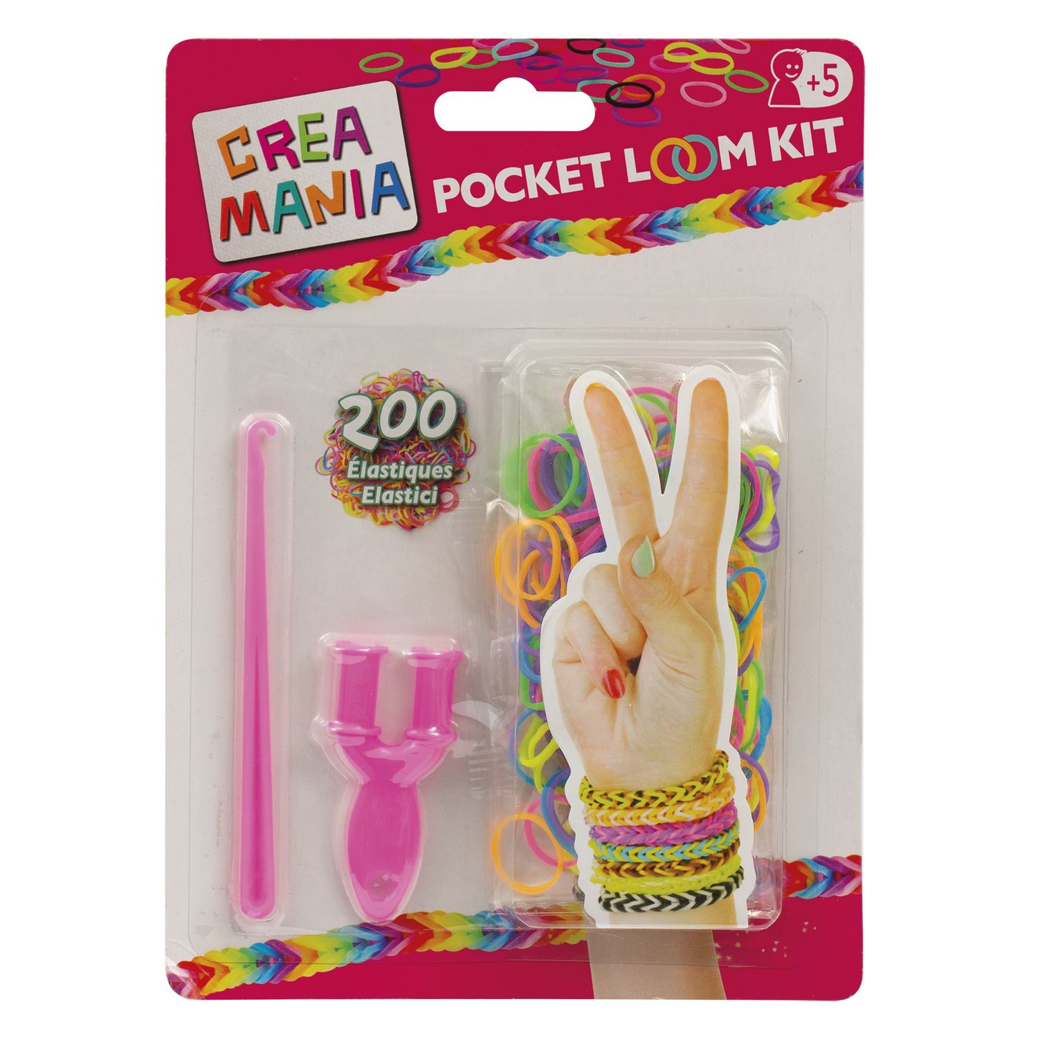 Pocket loom kit - CREA MANIA