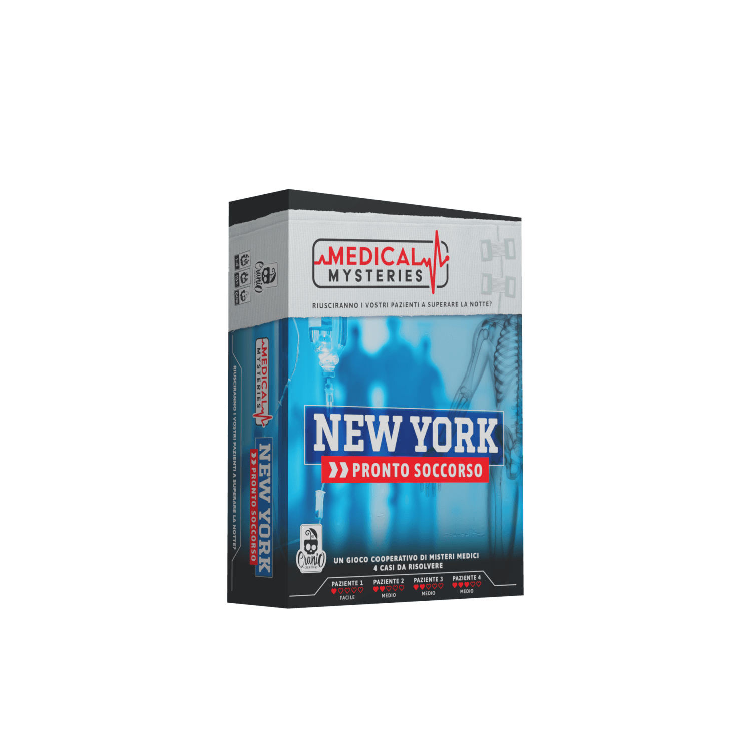 Medical mysteries: new york, gioco da tavolo 13+, gioco cooperativo di enigmi per tutti, cc594 - 