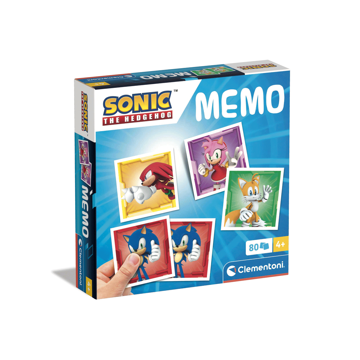 Clementoni - memo sonic - gioco di memoria educativo, 18303 - SAPIENTINO