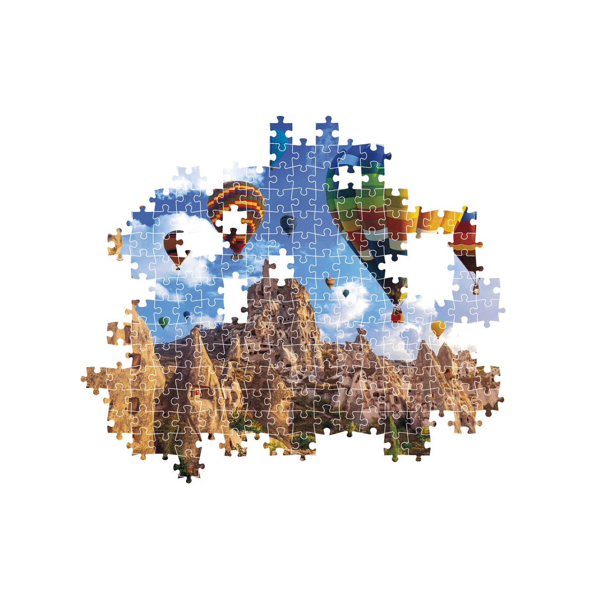 Clementoni - puzzle balloons in cappadocia - 1000 pezzi, 39825 - CLEMENTONI
