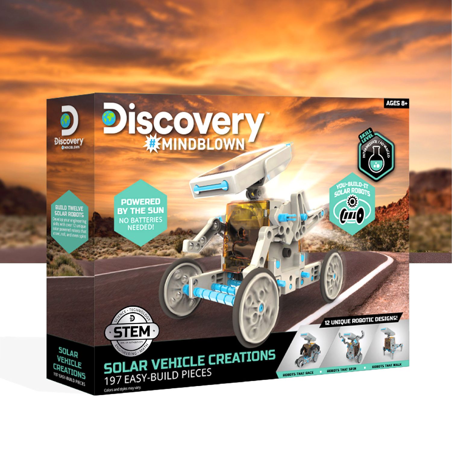 Kit costruzione veicolo solare - 197 pezzi - Discovery Mindblown