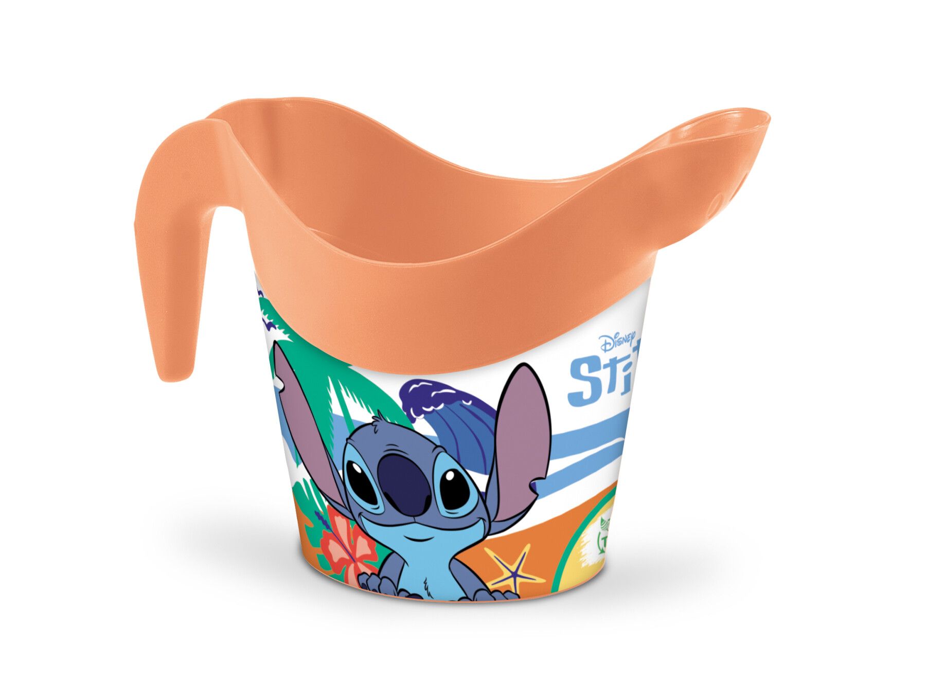 Stitch bucket set, set mare renew toys con secchiello, paletta, rastrello, setaccio, formina, annaffiatoio inclusi - Disney Stitch