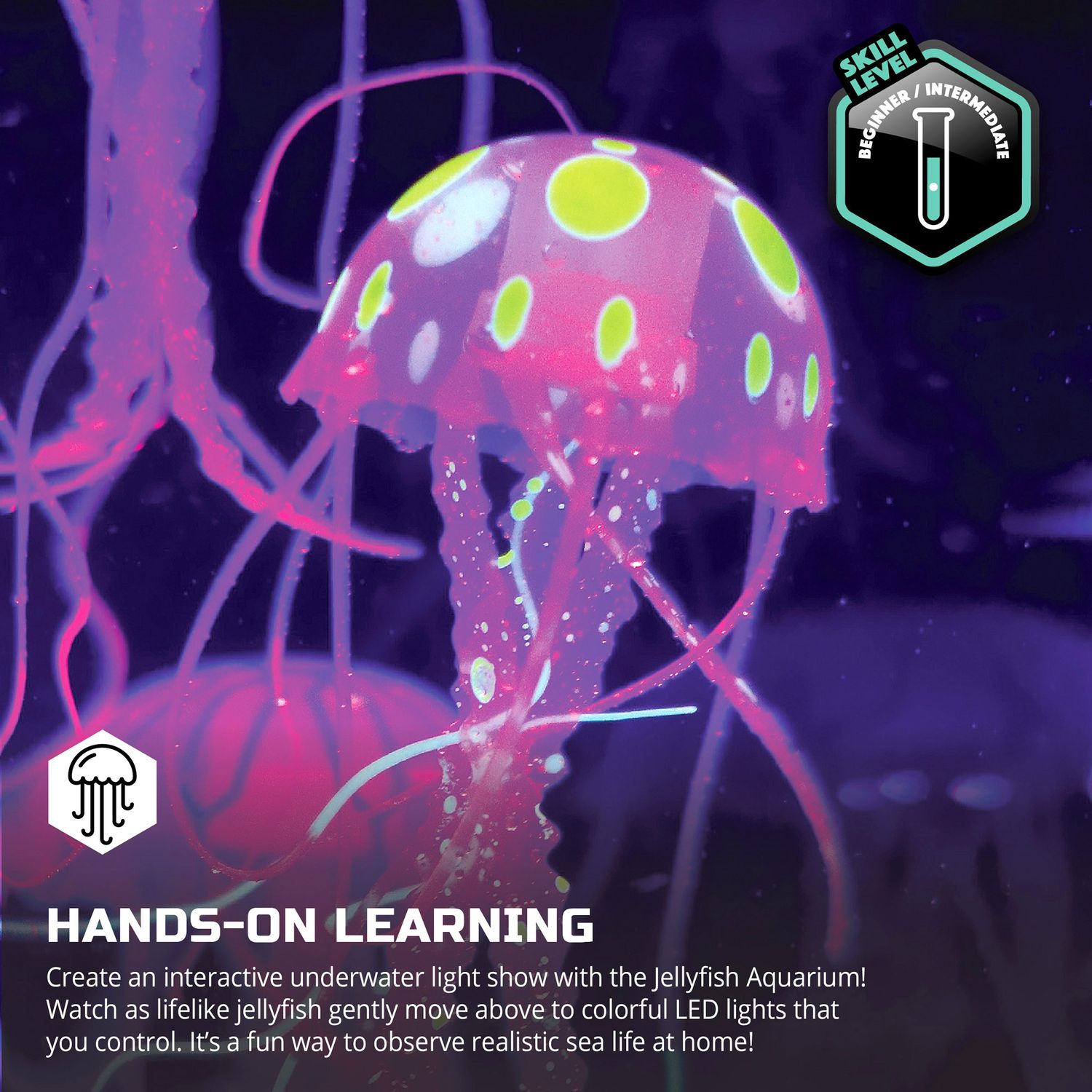 Lampada jellyfish per bambini - Discovery Mindblown