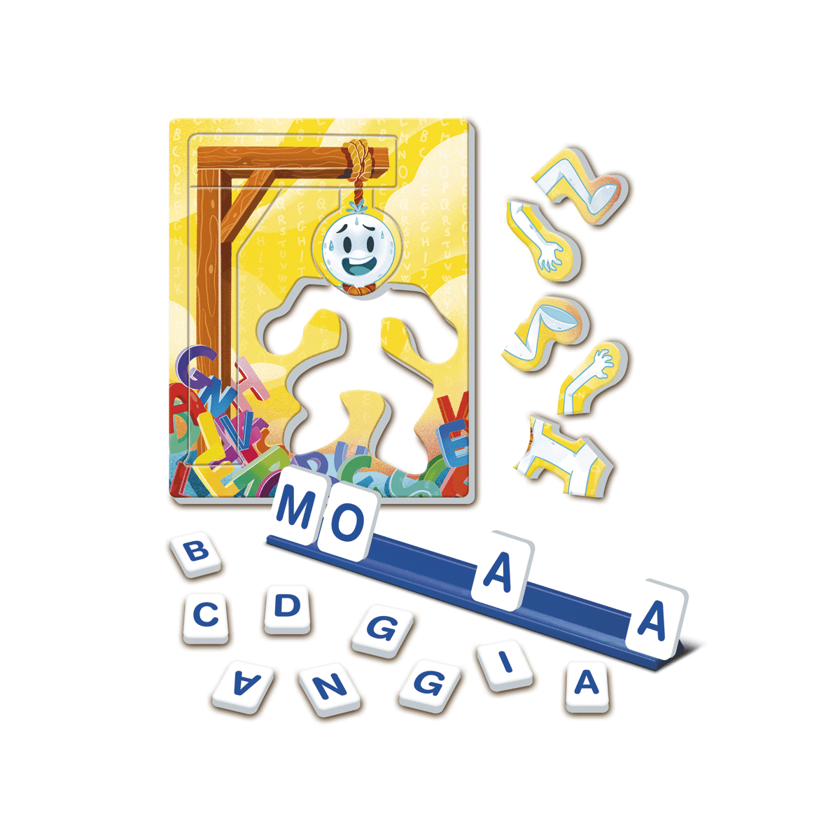 Clementoni - l'impiccato - gioco da tavolo per bambini, 16814 - CLEMENTONI