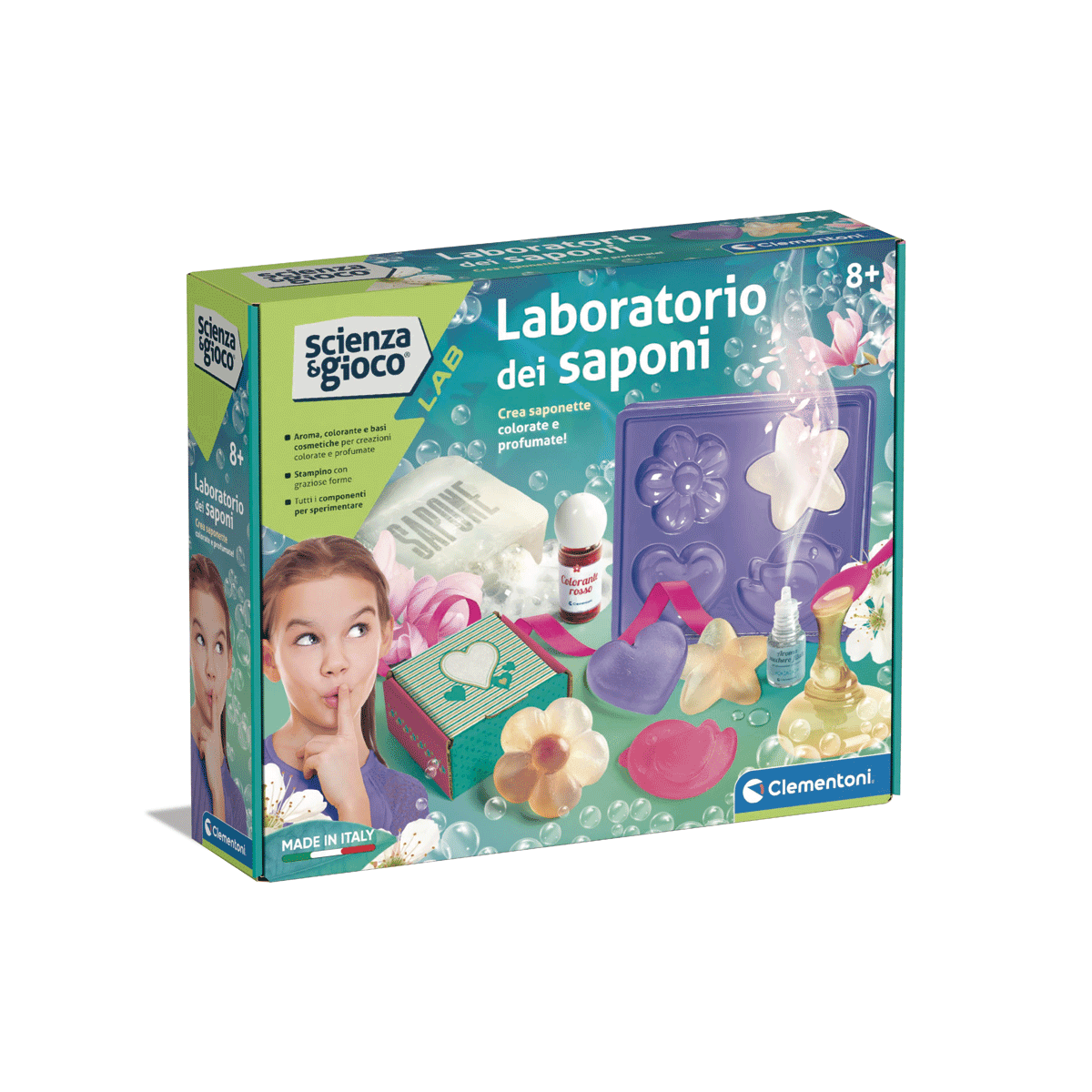 Clementoni - science & play lab - laboratorio dei saponi, 19229 - CLEMENTONI, Scienza e Gioco