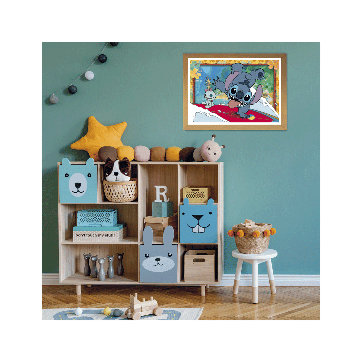 Clementoni - supercolor puzzle disney stitch - 2x20 pezzi, 24809 - CLEMENTONI, Disney Stitch