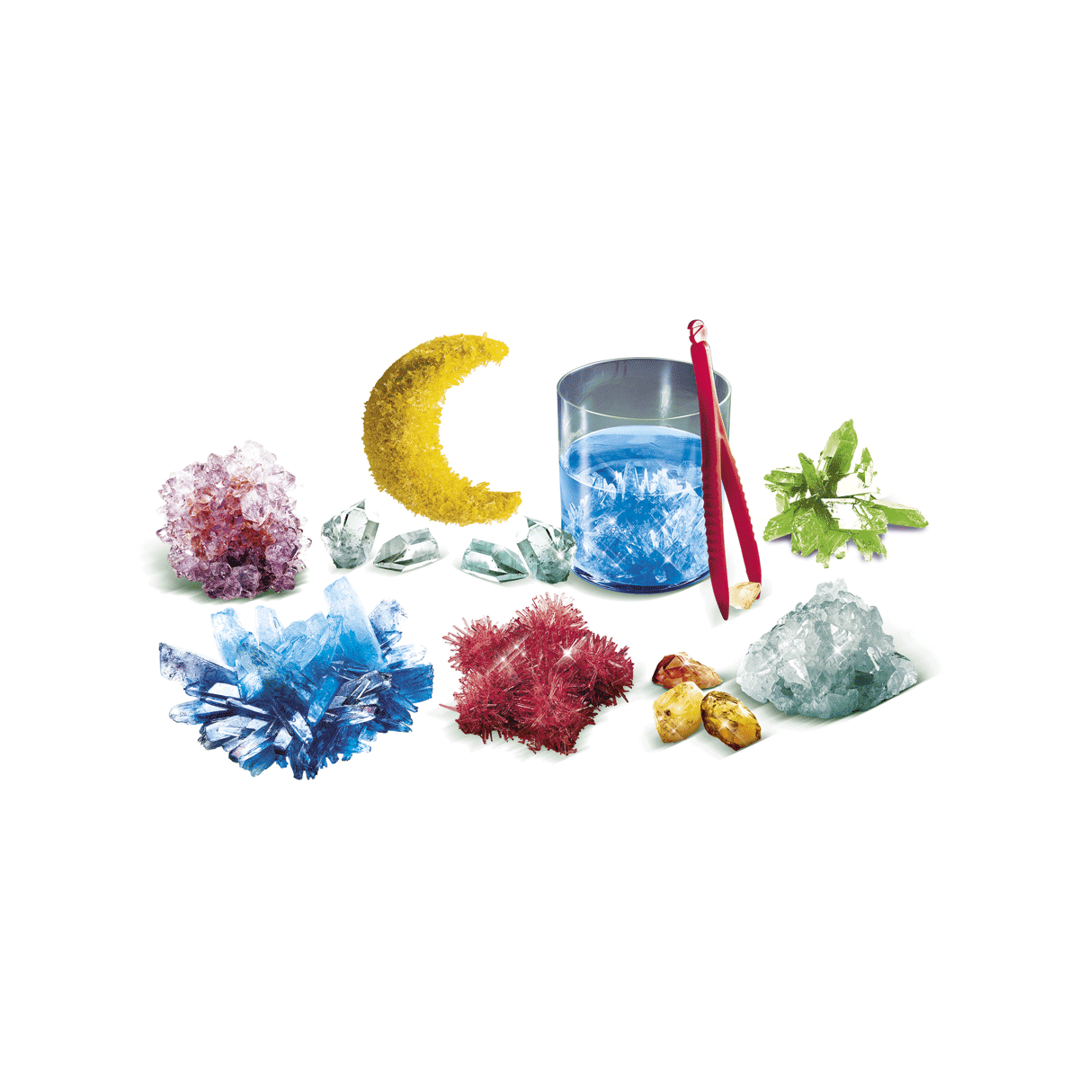 Clementoni - science & play lab - cristalli giganti, 19232 - CLEMENTONI, Scienza e Gioco