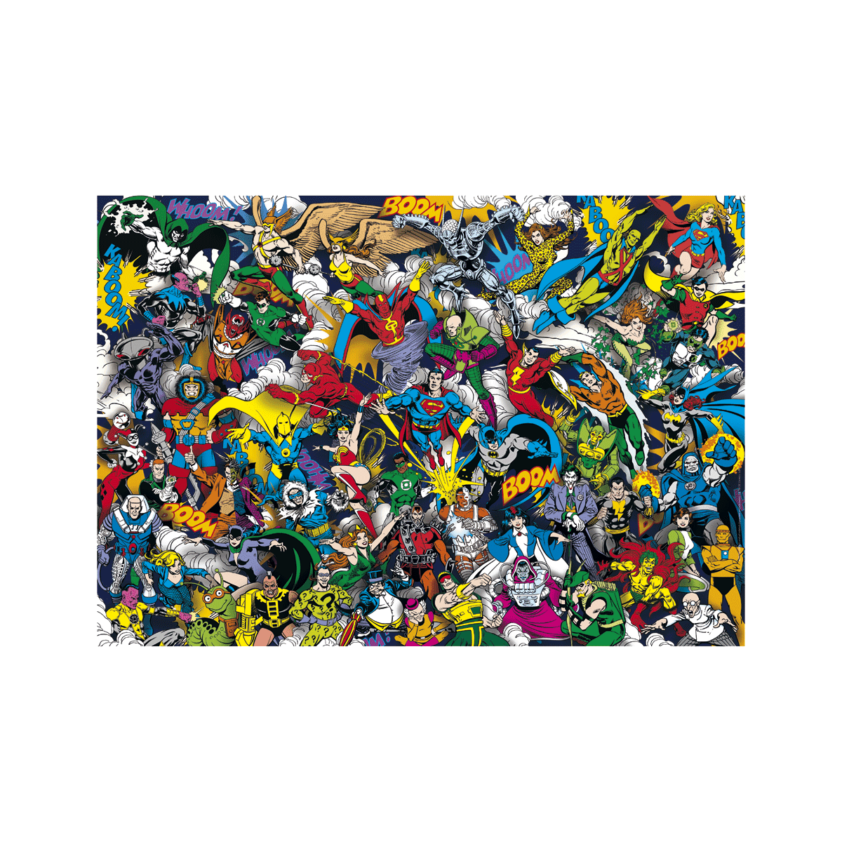 Clementoni - puzzle dc comics - puzzle adulti 1000 pezzi, 39863