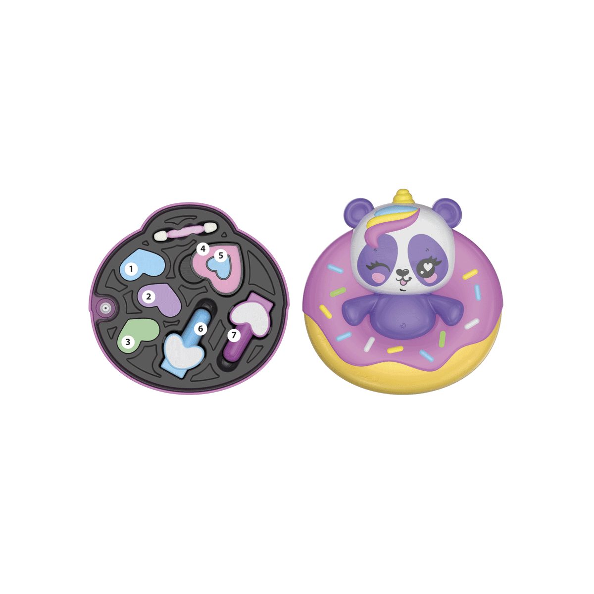 Clementoni - crazy chic - lovely make up - panda, 18821 - CLEMENTONI