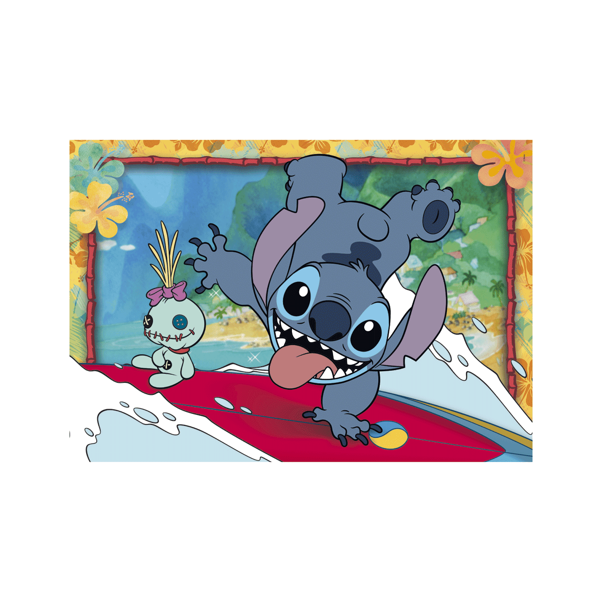 Clementoni - supercolor puzzle disney stitch - 2x20 pezzi, 24809 - CLEMENTONI, Disney Stitch