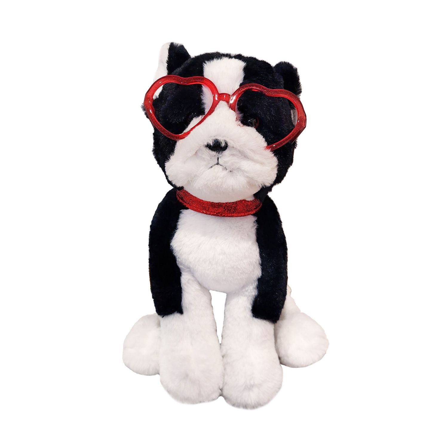 Peluche terrier con occhiali hearts dogs 30cm - FAO Schwarz
