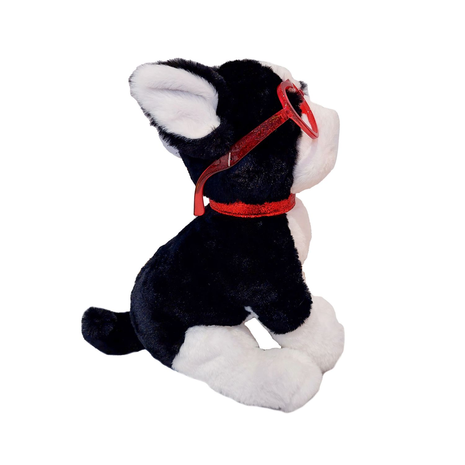 Peluche terrier con occhiali hearts dogs 30cm - FAO Schwarz