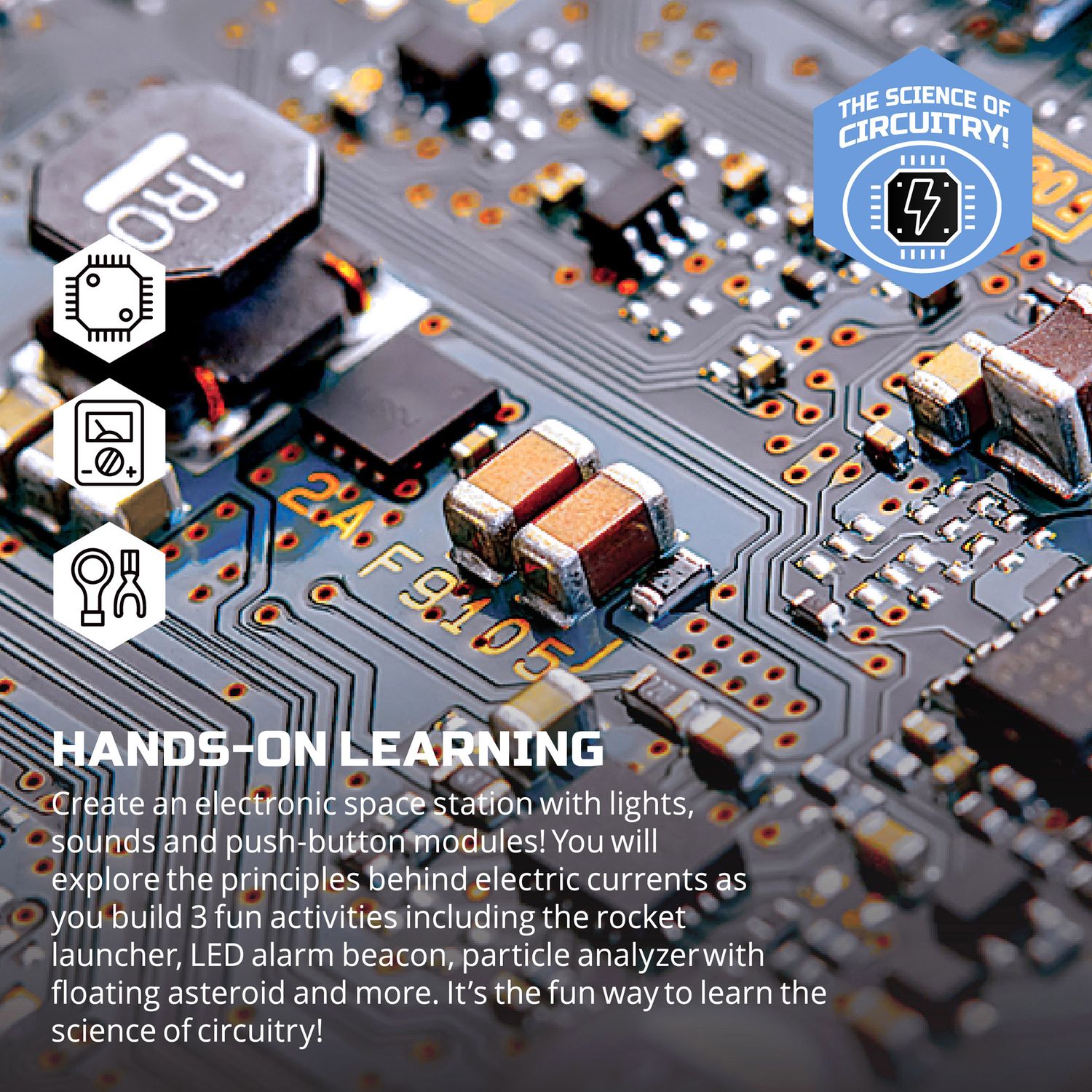 Set stazione spaziale toy circuitry - Discovery Mindblown