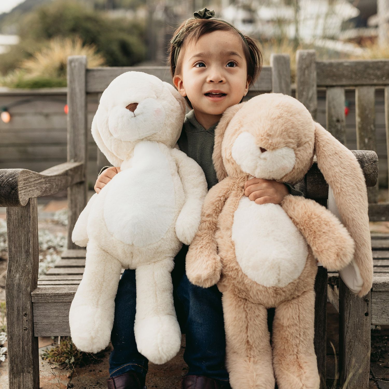 Peluche big nibble almond joy bunny 50 cm - Bunnies By The Bay