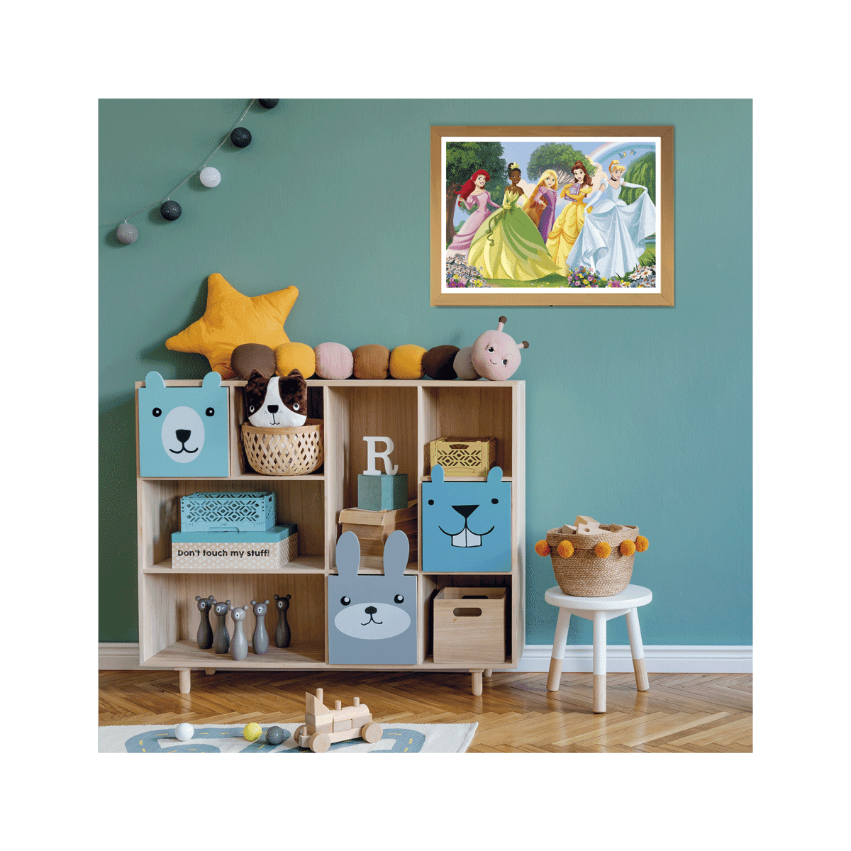 Clementoni - supercolor puzzle disney princess - 180 pezzi, 29787 - CLEMENTONI